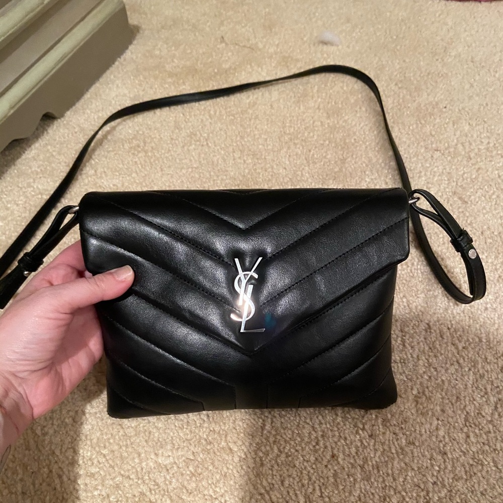 Saint Laurent Lou Mini Crossbody MINT